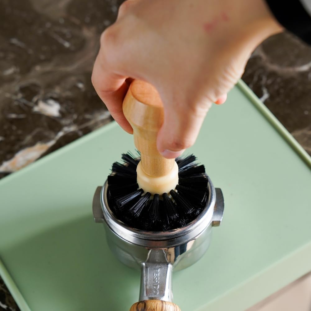 Barista Cleaning Brush for 58mm Handle Coffee Machine Cleaning Tool — image 3