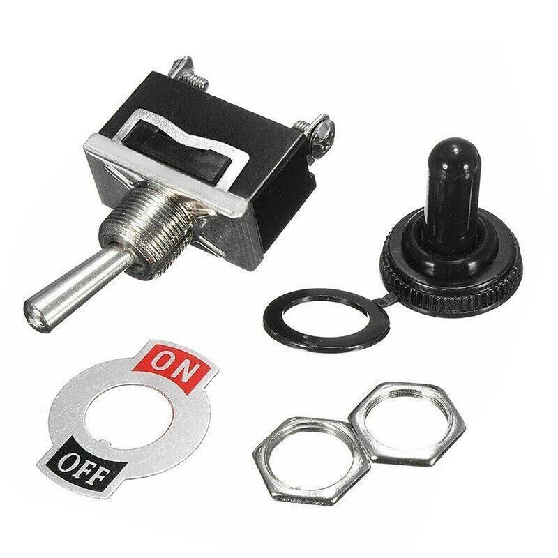 10PCS 12V Waterproof Toggle Switch SPST On Off for Car Dash Control Panel — image 6