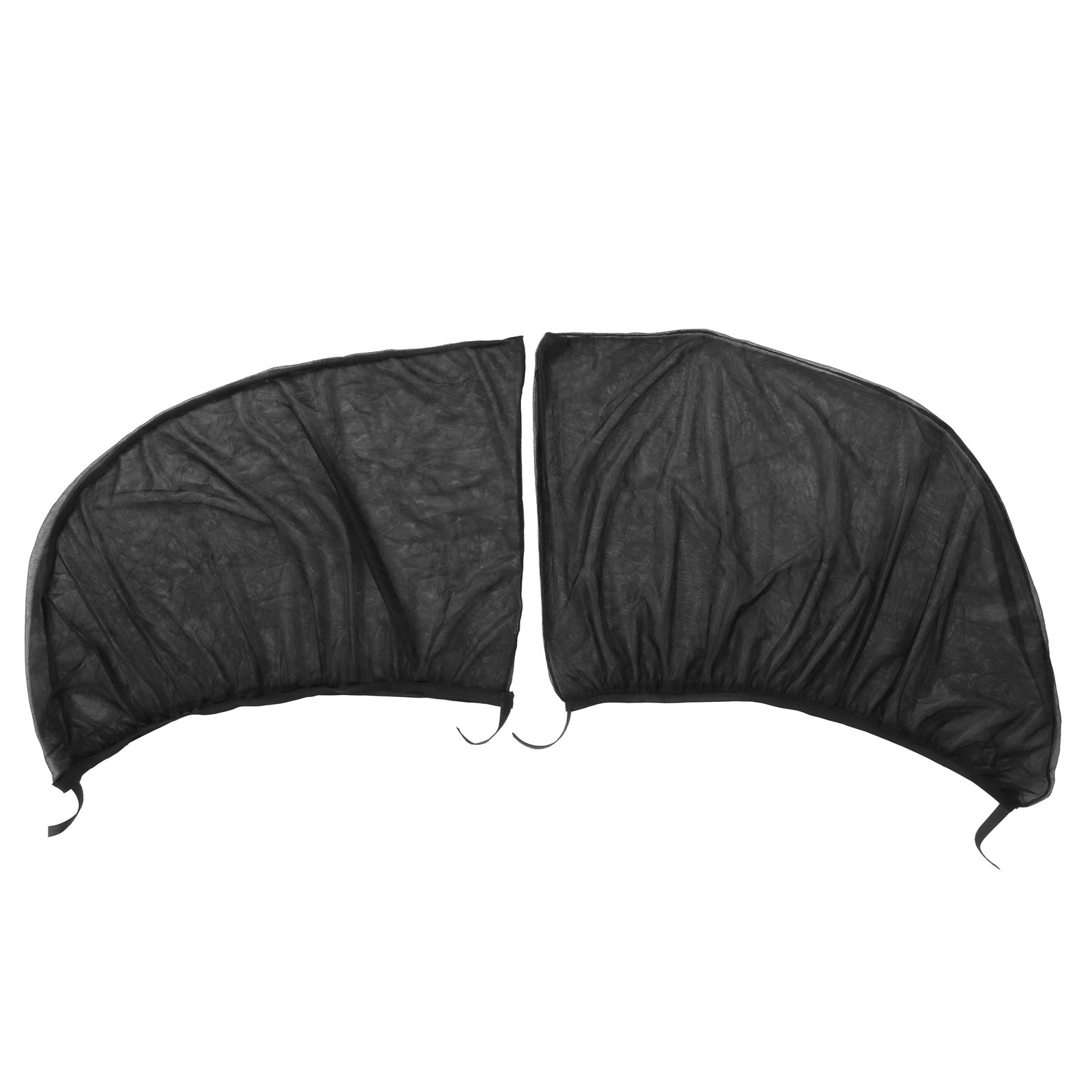 2Pcs Car Sun Shade UV Protection Anti Mosquito Car Rear Side Window Mesh Screens(For Sedan ) — image 2