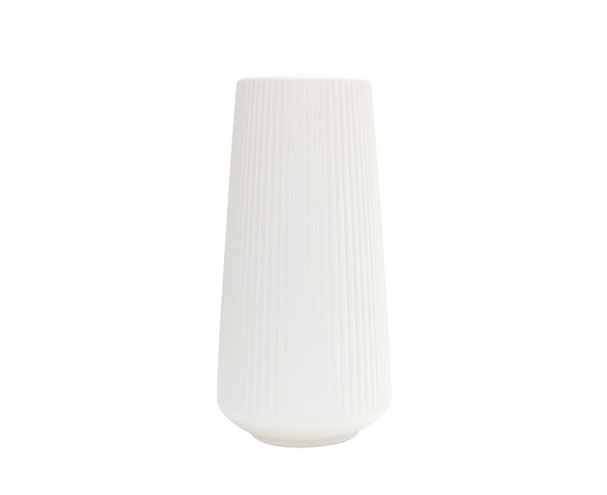 Plastic Nordic Style Vase Dried Flower Arrangement Pot Holder Home Office Decor-Milky White