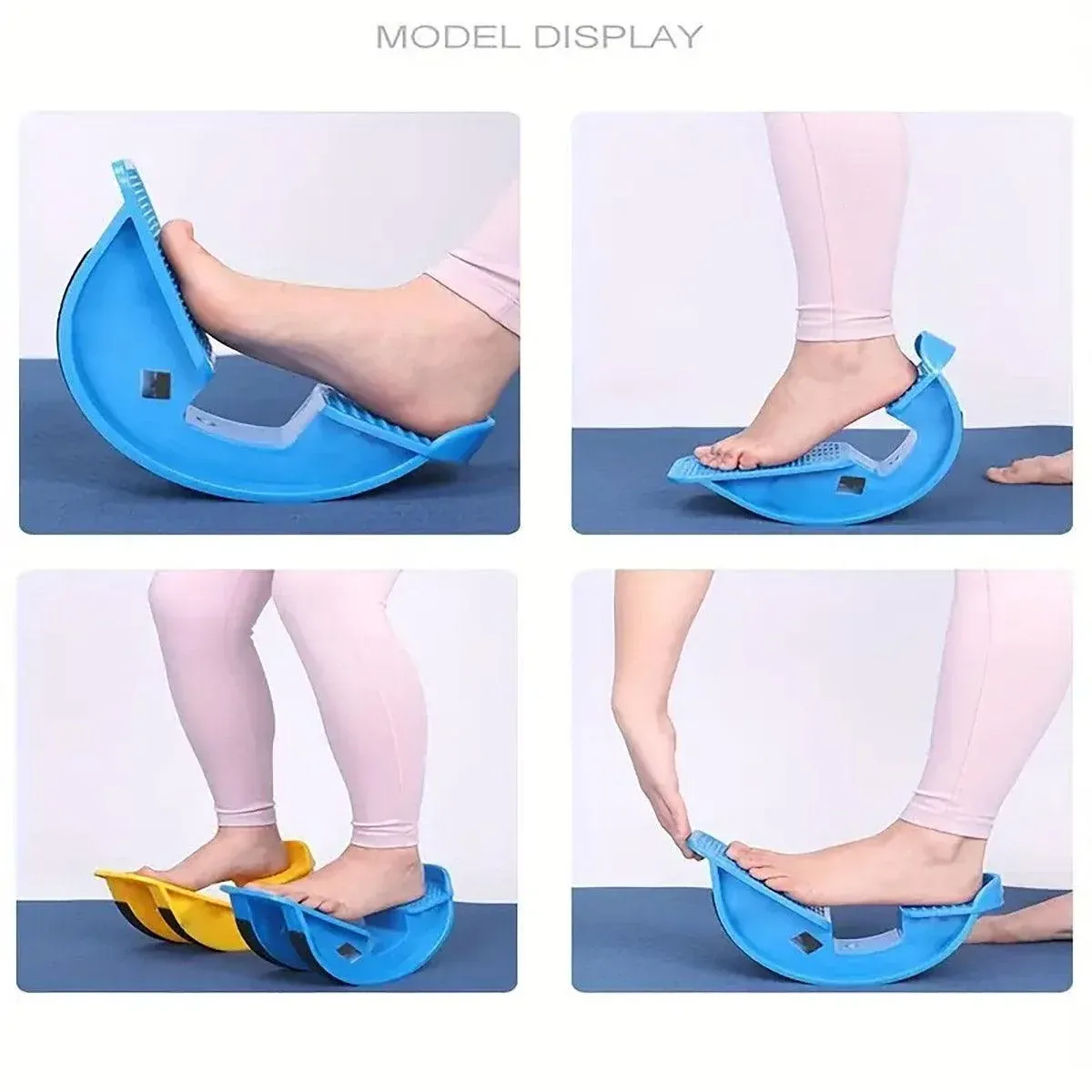 2PCS Tendon Plate Calf Stretcher Fitness Oblique Pedal Ankle Achilles Exercise - Black โ image 5