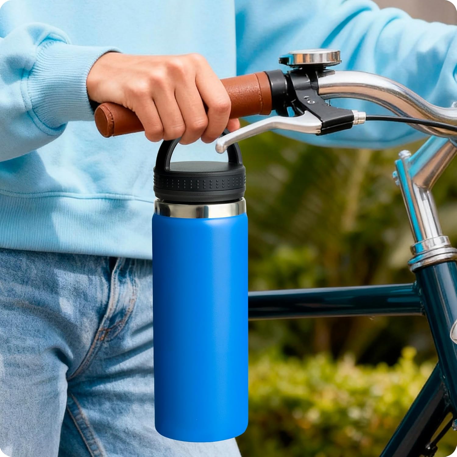 Lid for Hydro Flask12 16 18 20 32 40 64oz Wide Mouth Bottle, Replacement lid for Thermoflask,Iron Flask,Takeya and More 2.28" Wide Mouth Bottles — image 4