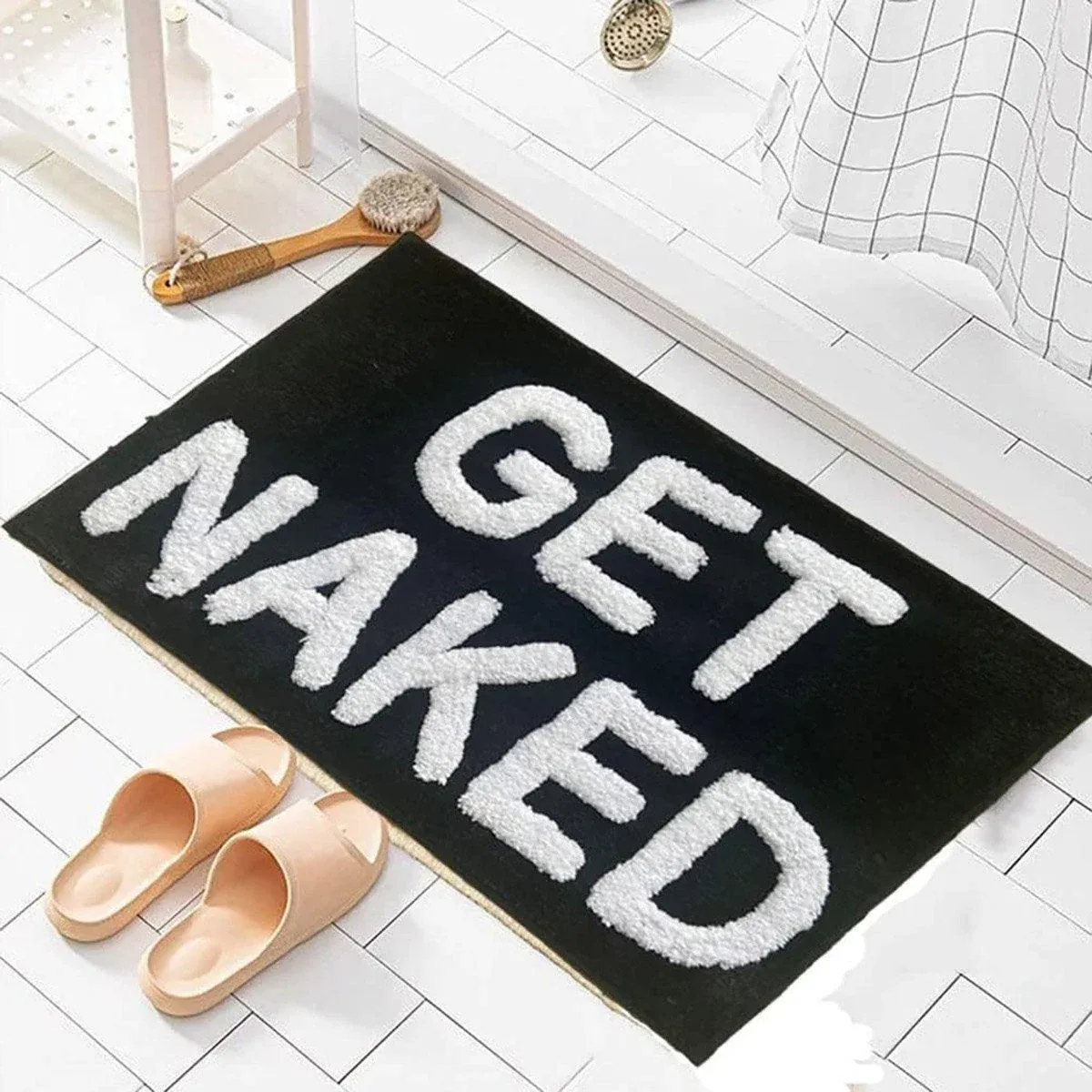 Non Slip Absorbent Bathroom Floor Mat Soft Washable Door Rug Home Decor β image 4