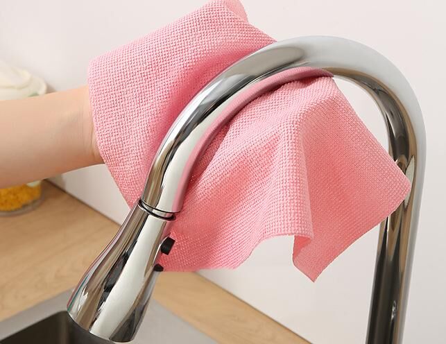 Christmas gift 50-Piece 25x25cm Polycotton Cleaning Cloth Roll, Reusable Dual-Use Dish & Surface Wipes for Home & Kitchen(green) — image 6