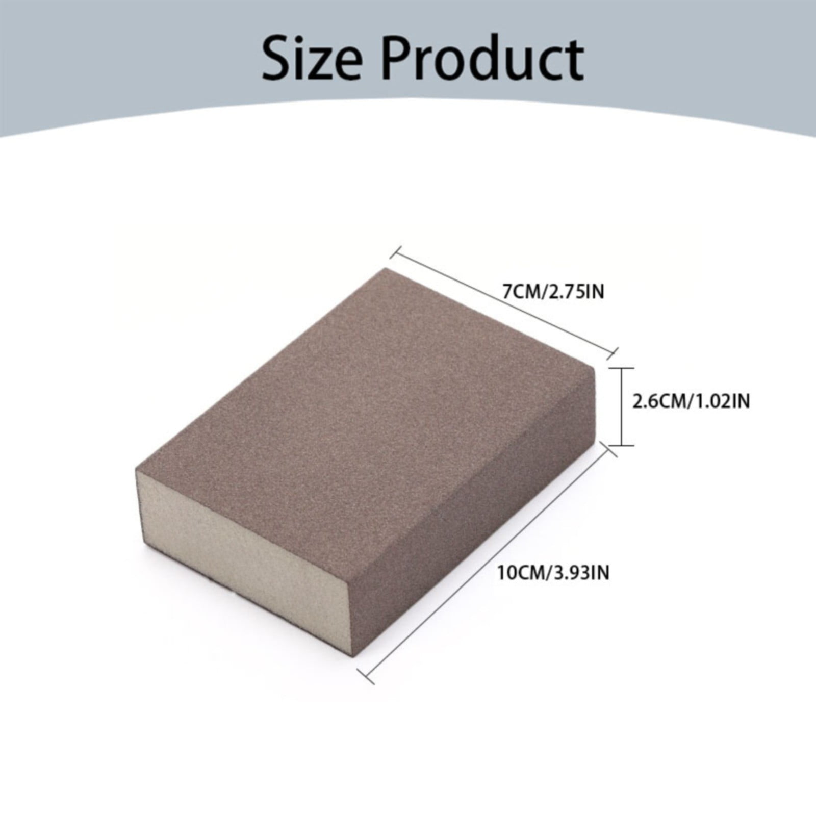 Sanding Sponge, Three Kinds of Grits 60/100/180, Washable and Reusable Handmade Sandpaper Block, Drywall Sandpaper Blocks for Wooden Drywall Sheetrock and โ image 3
