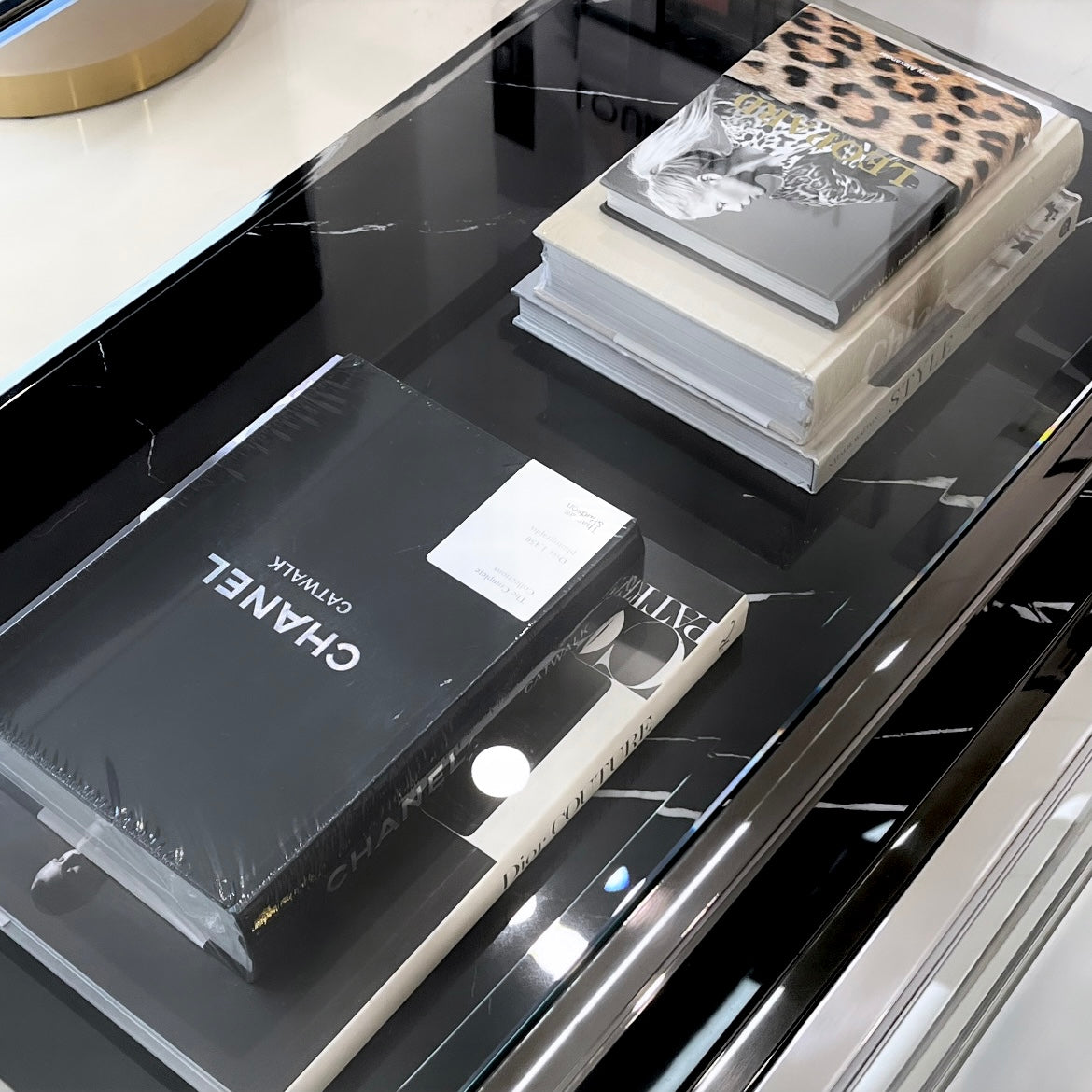 Interior Ave - Vogue Coffee Table - Black Marble Stone & Glass โ image 4
