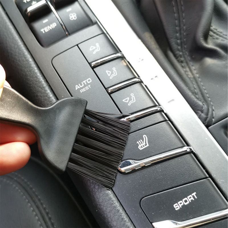 Anti-static Handle Brush 6 Pieces of Portable Handle Gap Brush Anti-static Cleaning Brush Car Detail Brush Keyboard Brush Car Brush — image 3