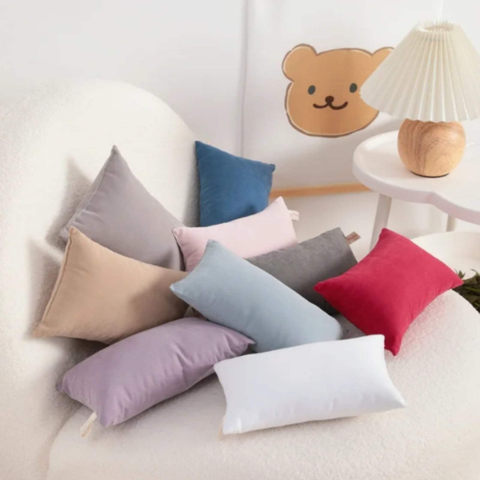 2 Pack Microfiber Pillow,Tiny Pillows,11"x7" Microfiber Mini Pillows for Travel,Pets,Soft and Machine Washable Small Pillows for Neck,Wrist, and Knee — image 6