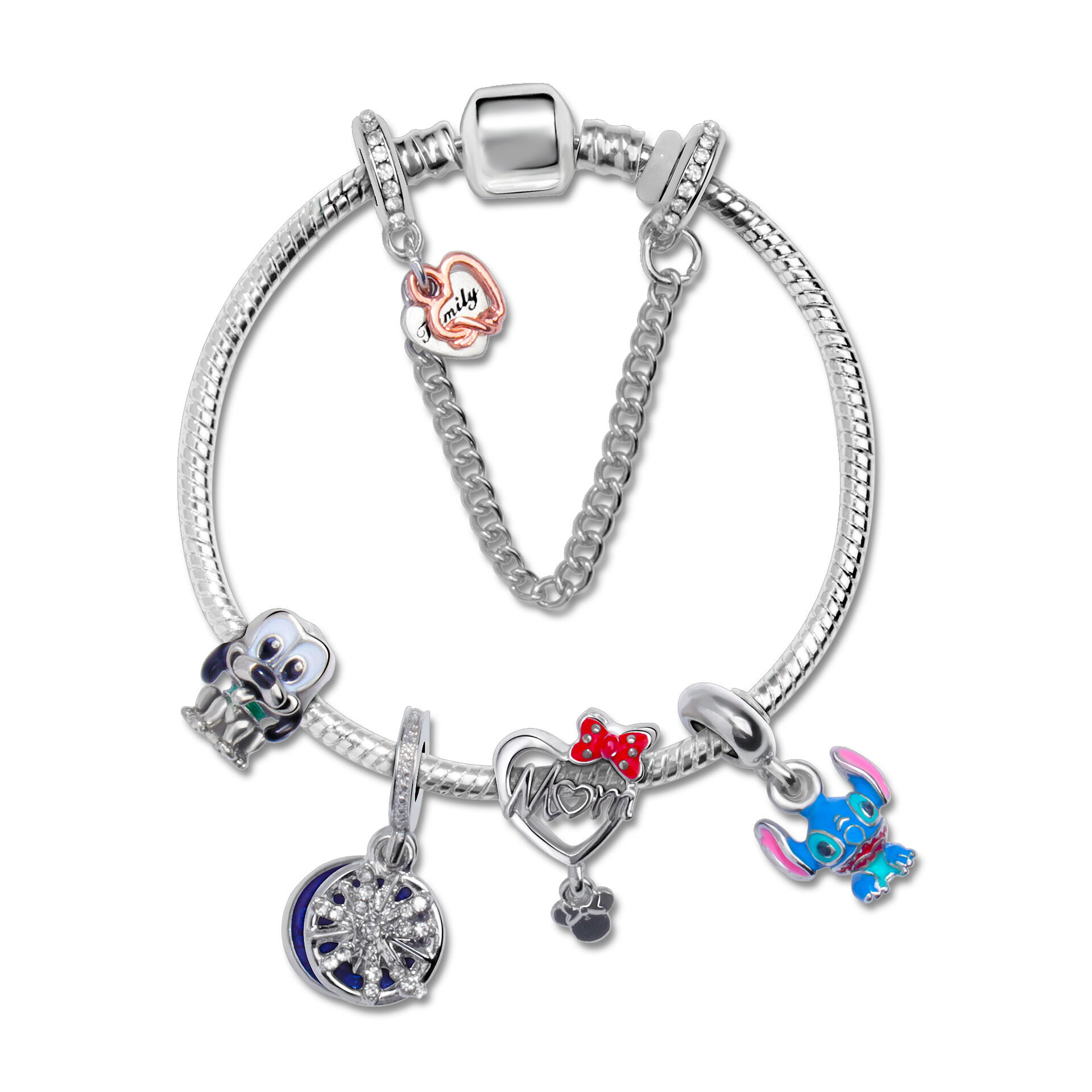Cartoon Dog Beaded Heart Pendant DIY Bracele(20cm) โ image 5