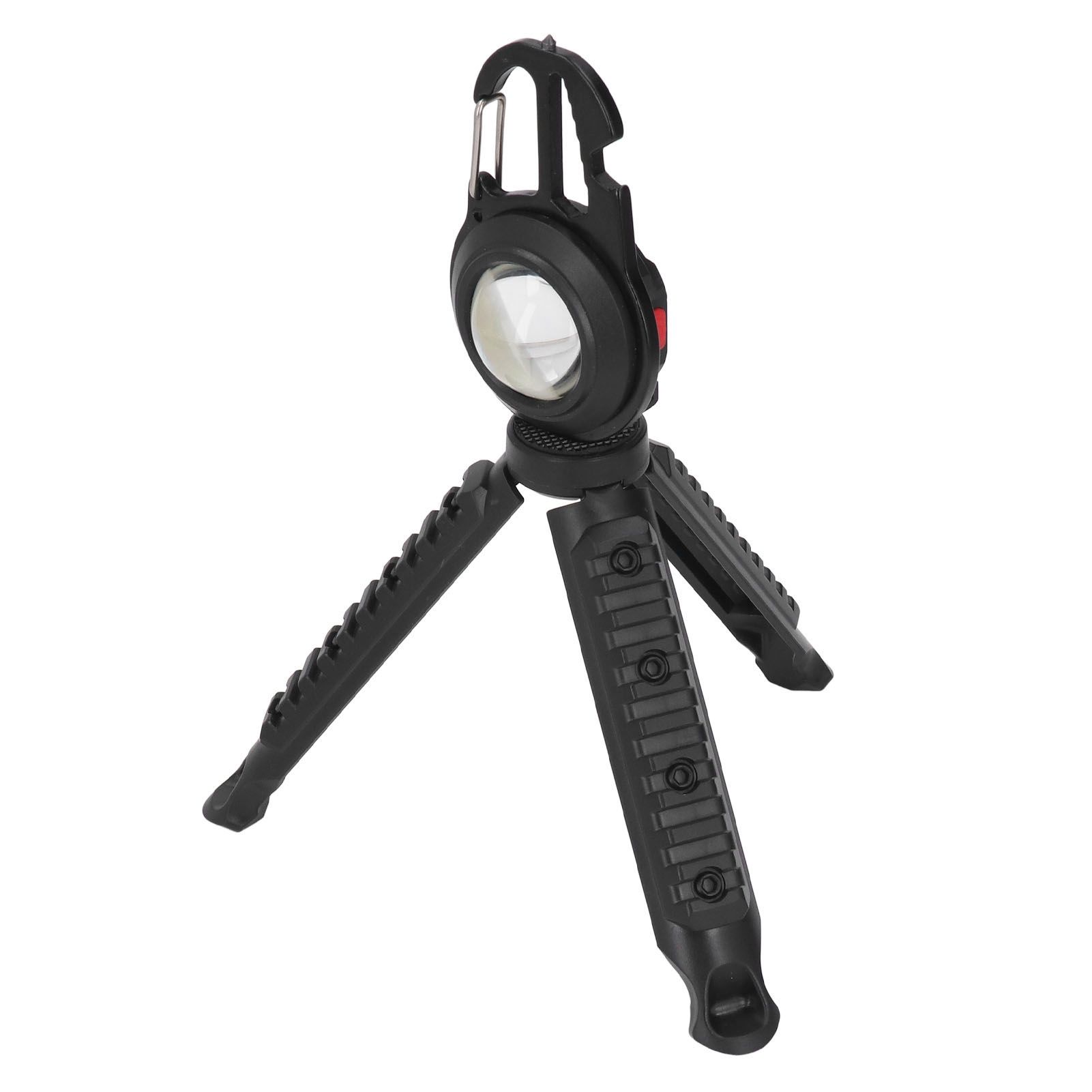 COB Small Flashlights 3 Light Modes Rechargeable Multifunctional Black Portable Pocket Light with Tripod for Fishing Home โ image 3