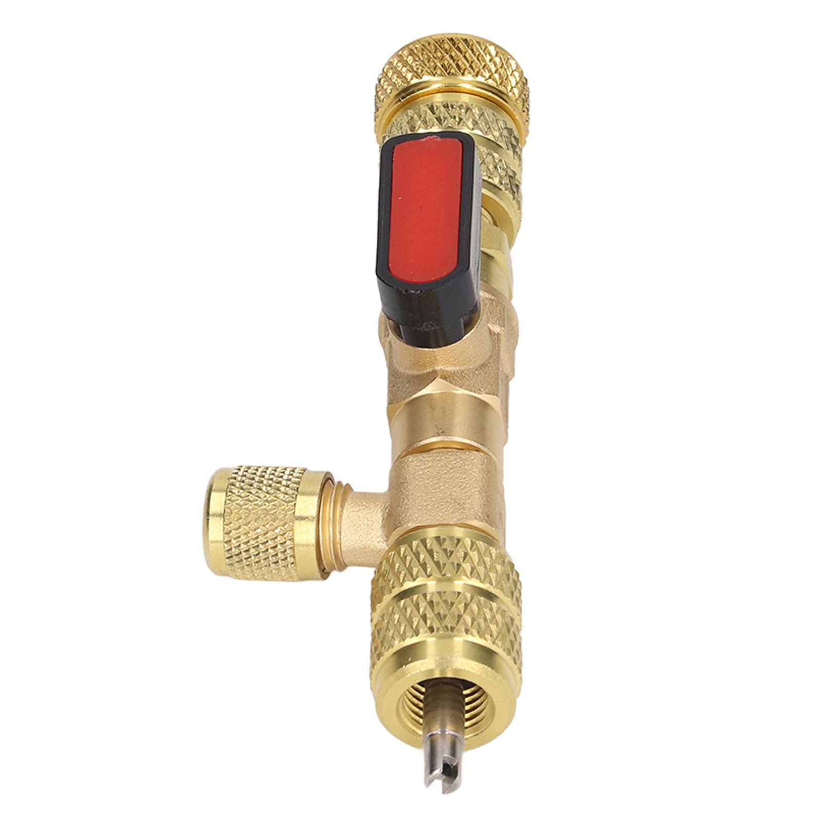 Valve Core Remover 1/4SAE 5/16SAE Port Air Conditioning Line Repair Tool for R12 R122 R410 โ image 4