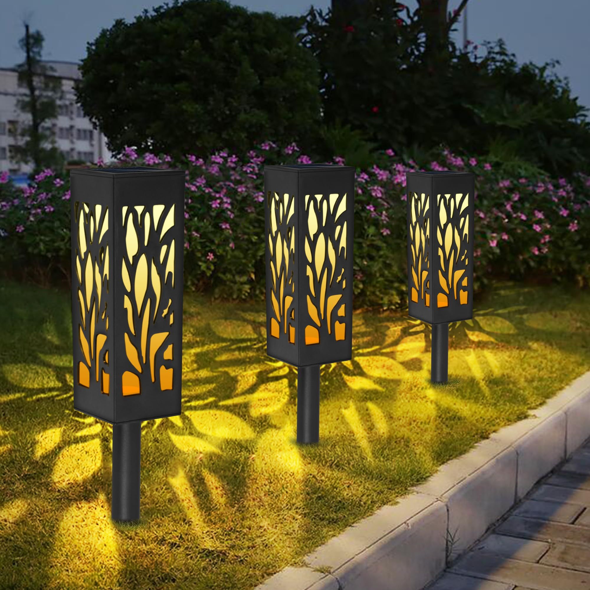 8Pack Solar Pathway Lights Outdoor — image 4
