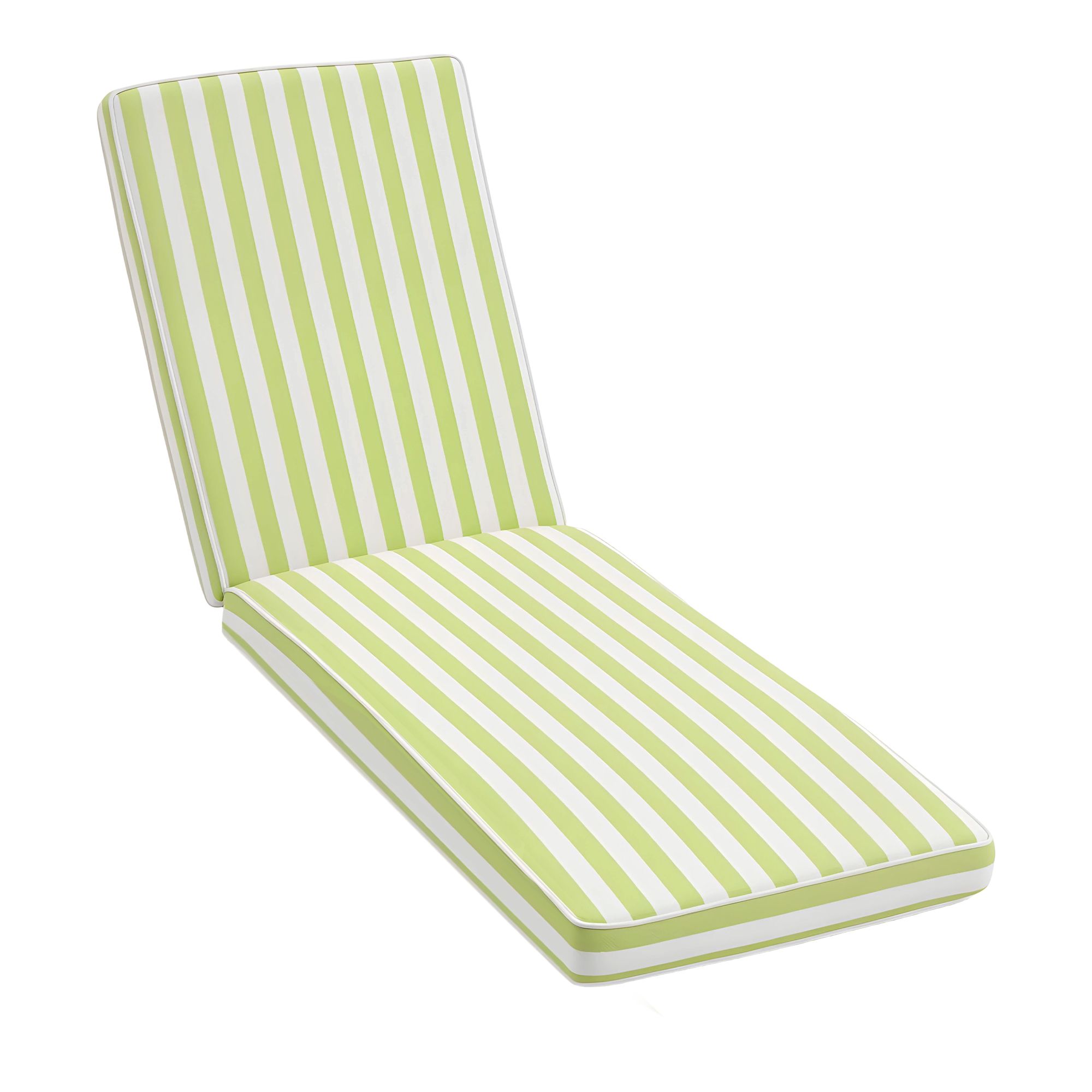 Gardeon Outdoor Chaise Lounge Cushion Lounge Chair Pad Sunbed Mattress Green — image 3