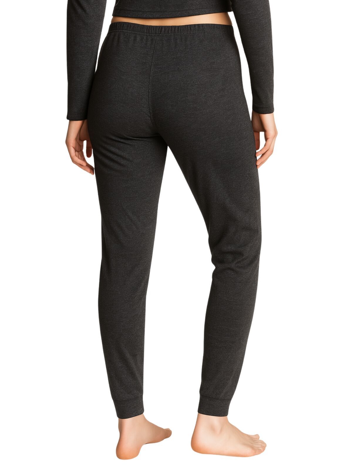 Womens Merino Wool Blend Long Janes Thermal Underwear Layer Thermals Leggings Pants - Black — image 4