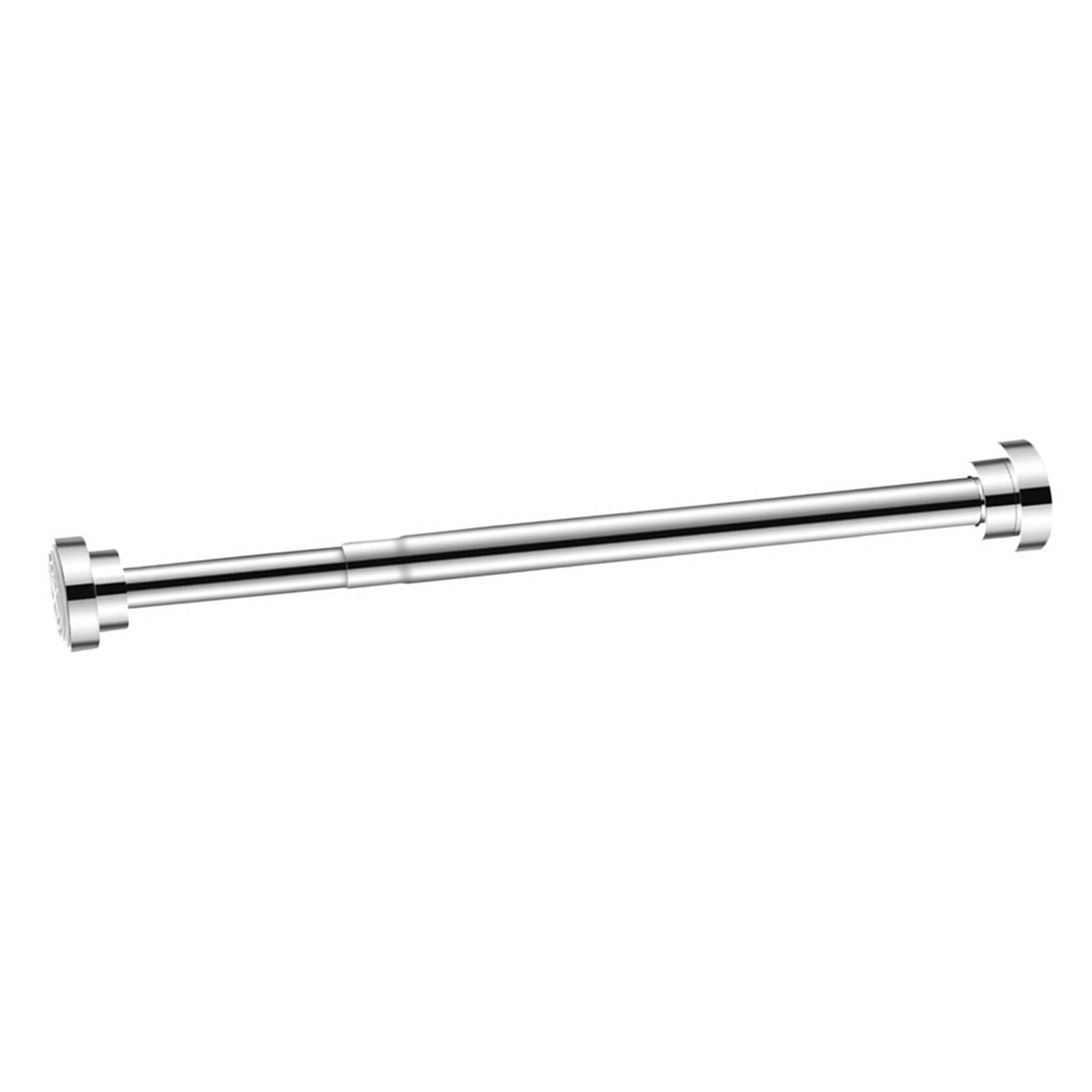 Adjustable Closet Rod Stainless Steel Punch Free Retractable Clothes Drying Rod for Bathroom Bedroom Closet 22 Tubes 40โ55cm โ image 4