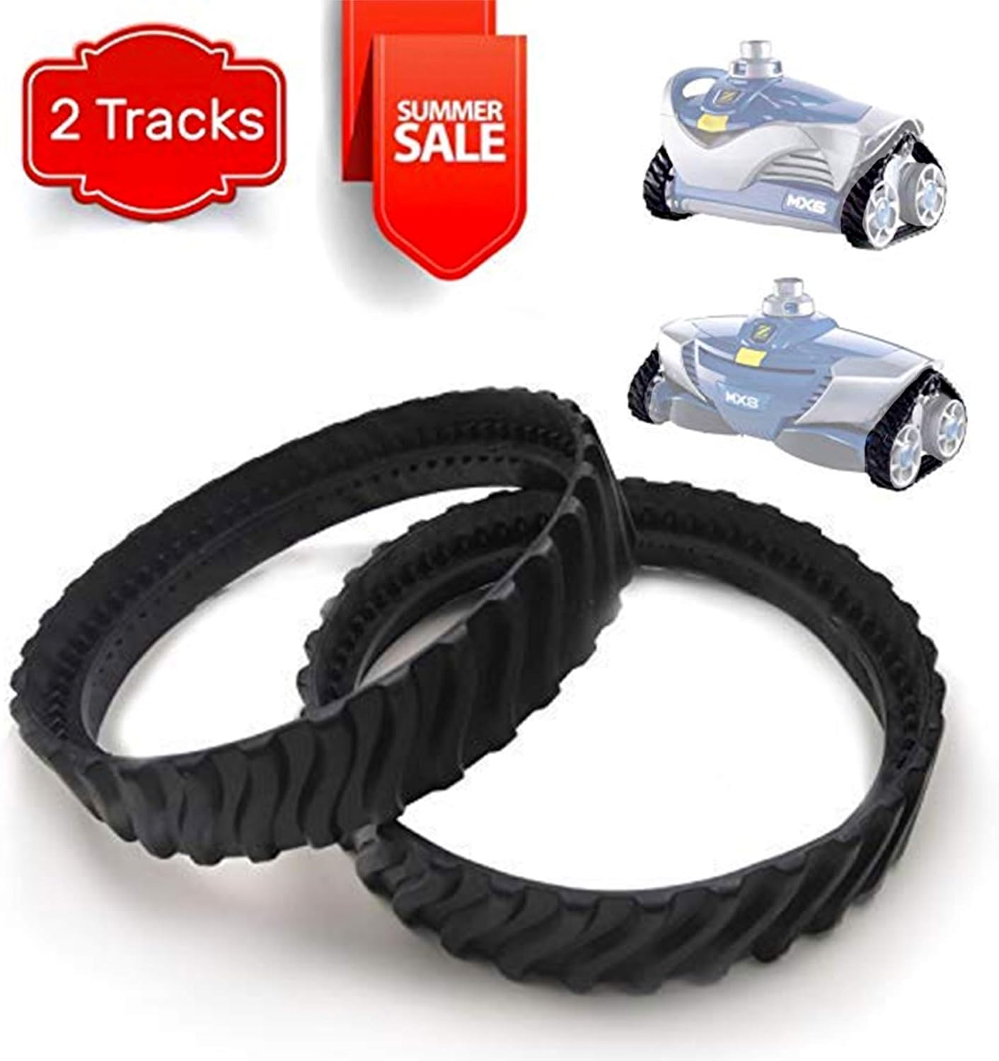 1 Pair R0526100 Exact Track Replacement | Compatible with MX8/MX6 In-Ground Pool Cleaner/Made of Premium, Heavy Duty Rubber - Improving The Parts Life Cycle by โ image 6