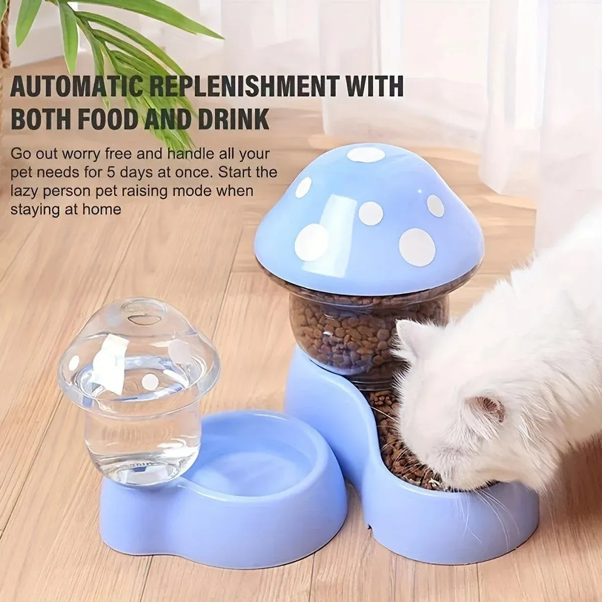 Cat Bowl Pet Feeding Bowl Double Dog Food Water Bowl for Cats and Dogs Feeding - Green β image 6