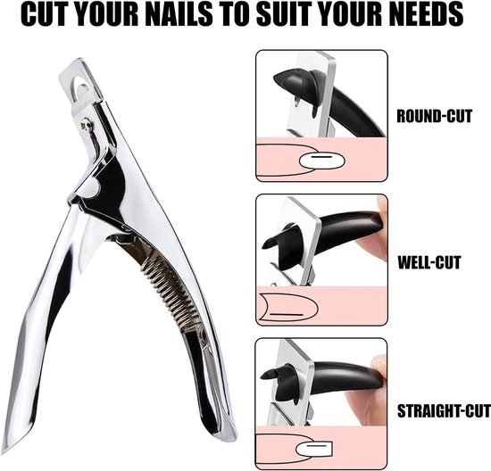 False Nail Clipper - Professional Nail Clipper - Gel Nails - Nail Clipper - Trimmer - Manicure Knife - Artificial Nail Clipper - Professional Nail Clipper for โ image 3