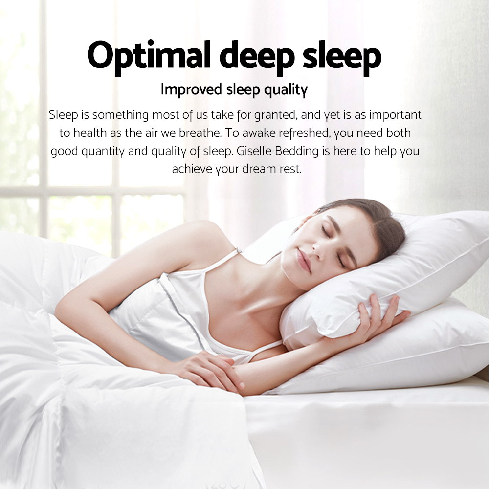 Giselle Bedding 700GSM Duck Down Feather Quilt Duvet Doona Winter Blanket Double โ image 4