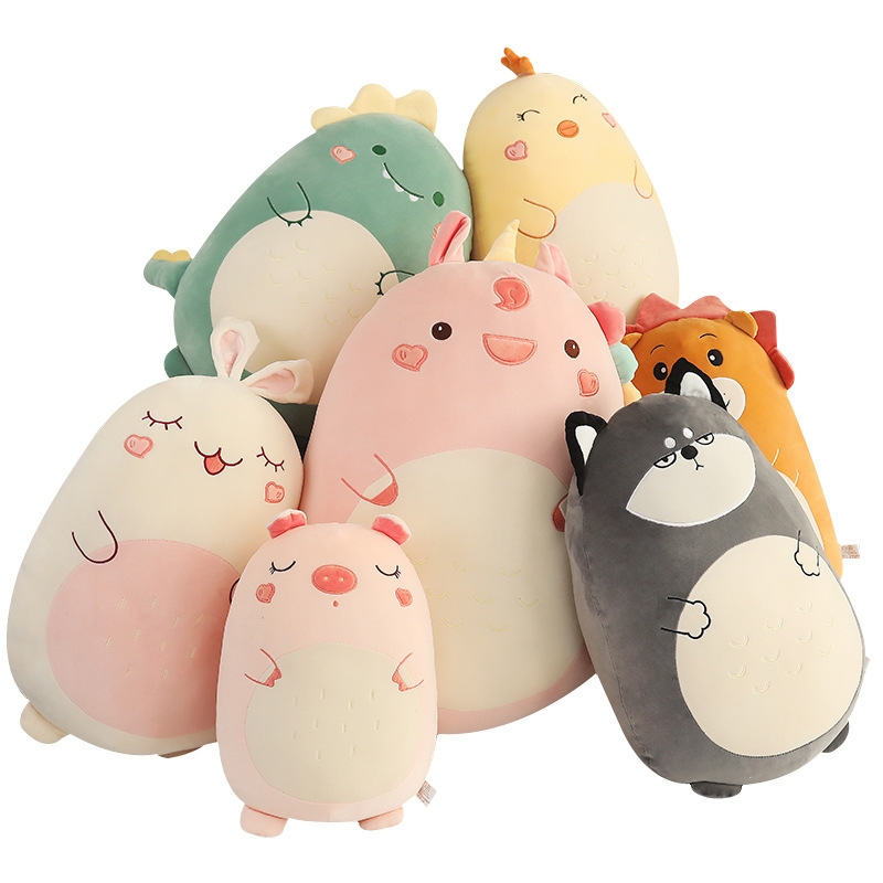 Squishmallow Pillow Doll Kawaii Animal Fat Dinosaur Pillow Plush Unicorn Rabbit 80cm-max Rabbit 80cm โ image 6
