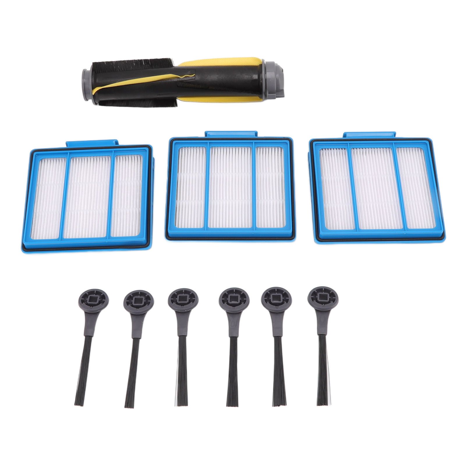 Sweeper Brush Filter Set ABS Housing High Efficiency Particulate Air Filter with 6PCS Side Brush for Shark IQ RV101 โ image 6