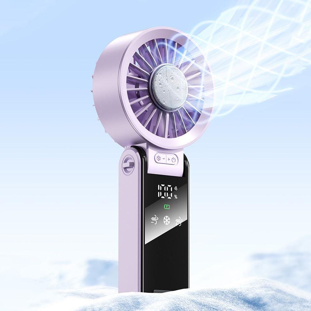 Handheld Foldable High-Speed Fan - Portable for Travel Outdoor Home and Office Lavender Purple โ image 6