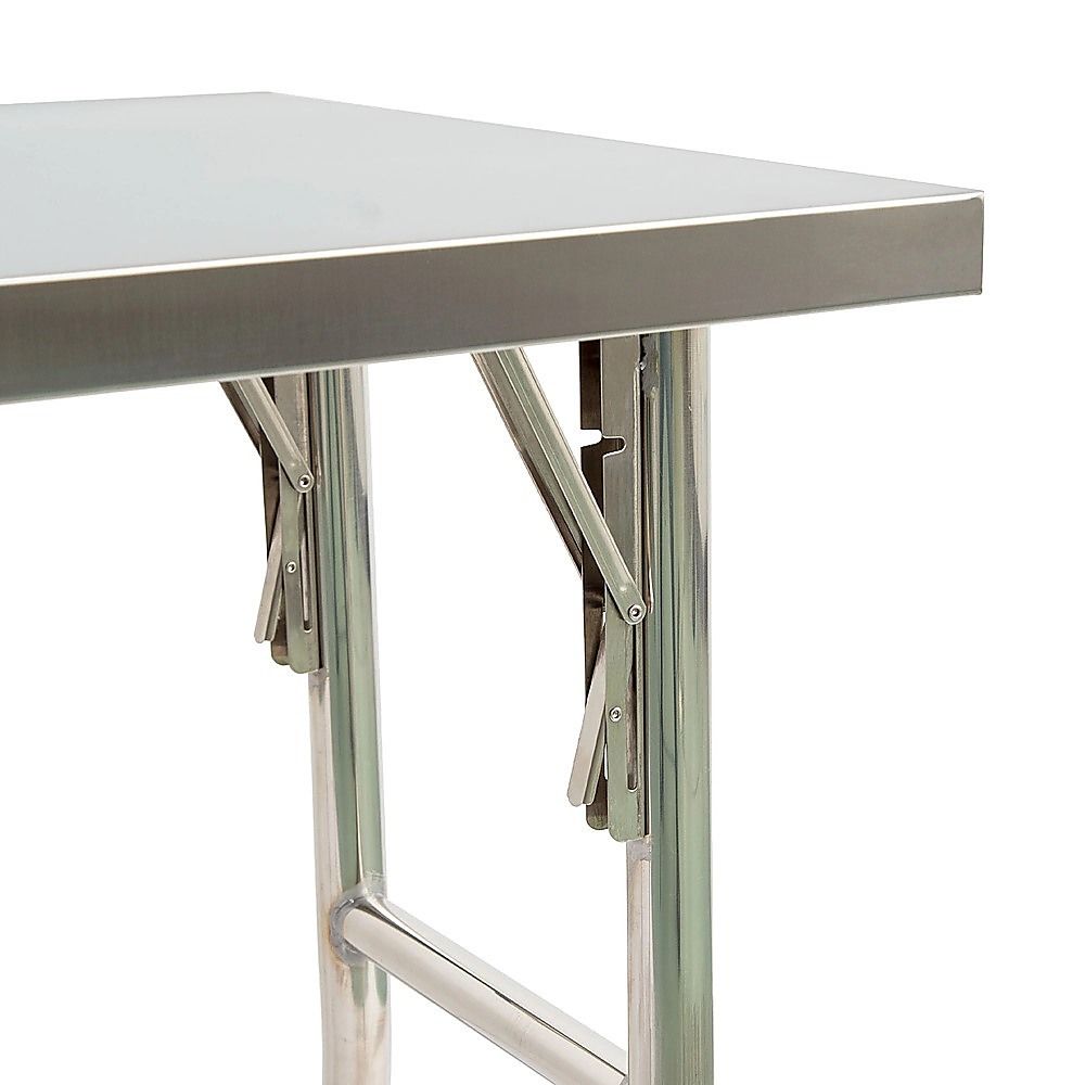 Stainless Steel Kitchen Bench Folding Commercial Prep Work Table 122x61cm โ image 4