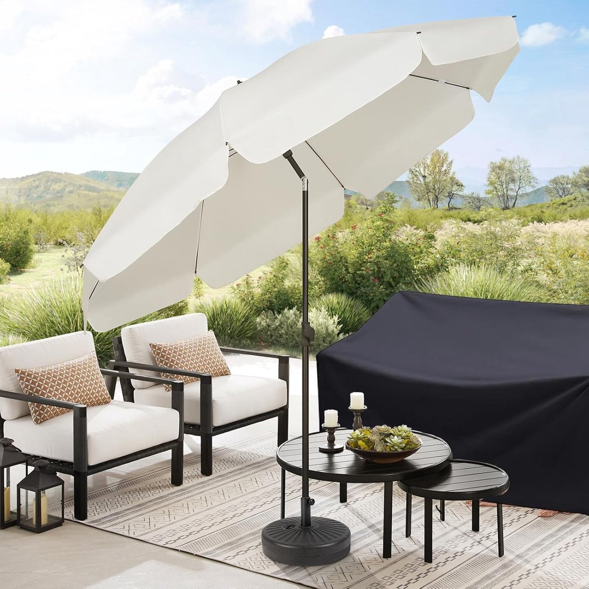 163*66*89 cm - Garden bench covers - Garden chair covers - Dust cover - waterproof - Garden accessories - 2-seater - cover for garden bench - windproof โ image 2