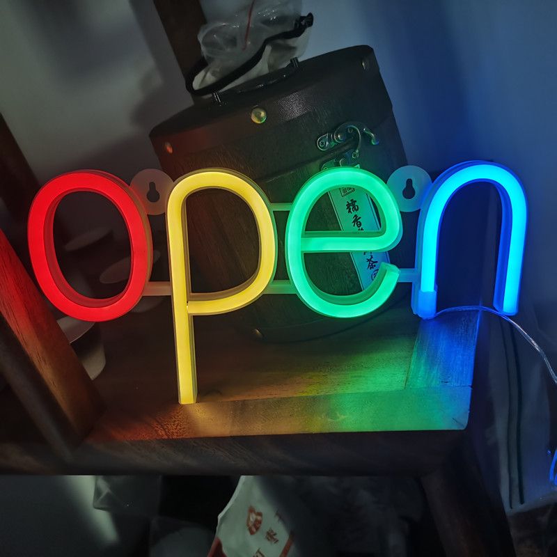 Christmas Neon Sign Light Open Neon Light Sign Room Decorations Neon Lights Decorations for Bedroom Neon Light for Wall Neon Lamp โ image 2