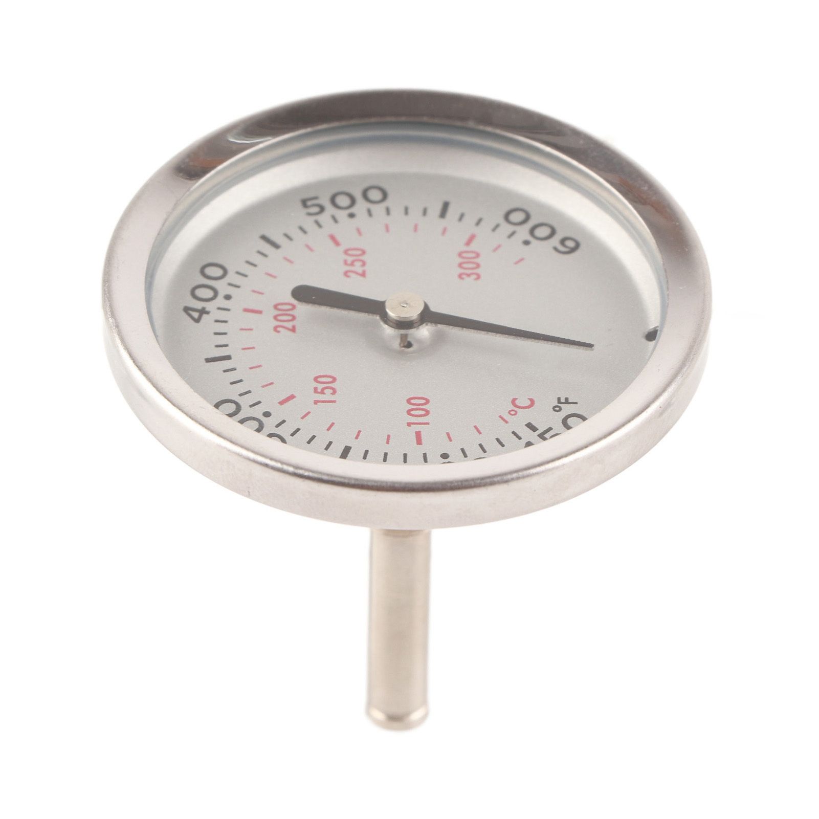 Grill Thermometer Stainless Steel Bimetallic High Accuracy 100‑475℉ Easy Assembly Wide Application BBQ Thermometer — image 2