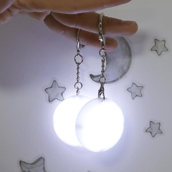 Night Light - With Automatic Sensor Function - Keychain - Gift for Girls and Women - Accessory for Women's Handbag(2 Lights) — image 2