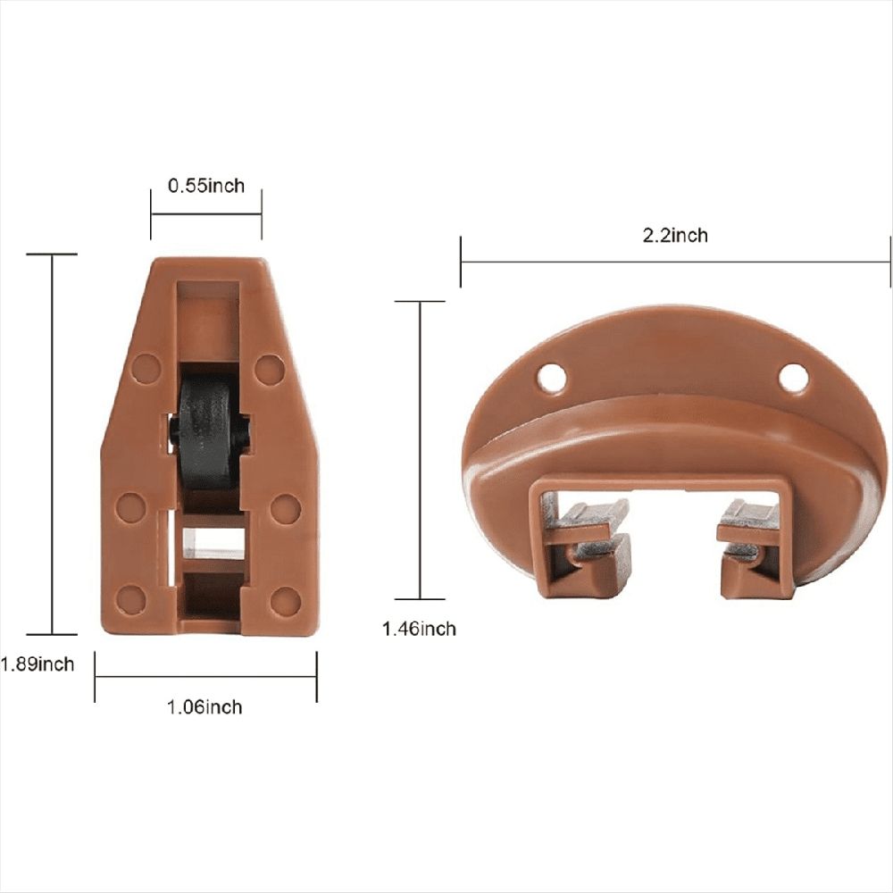 Drawer Slides 5Pairs with Roller Undermount Drawer Slides Stopper โ image 3