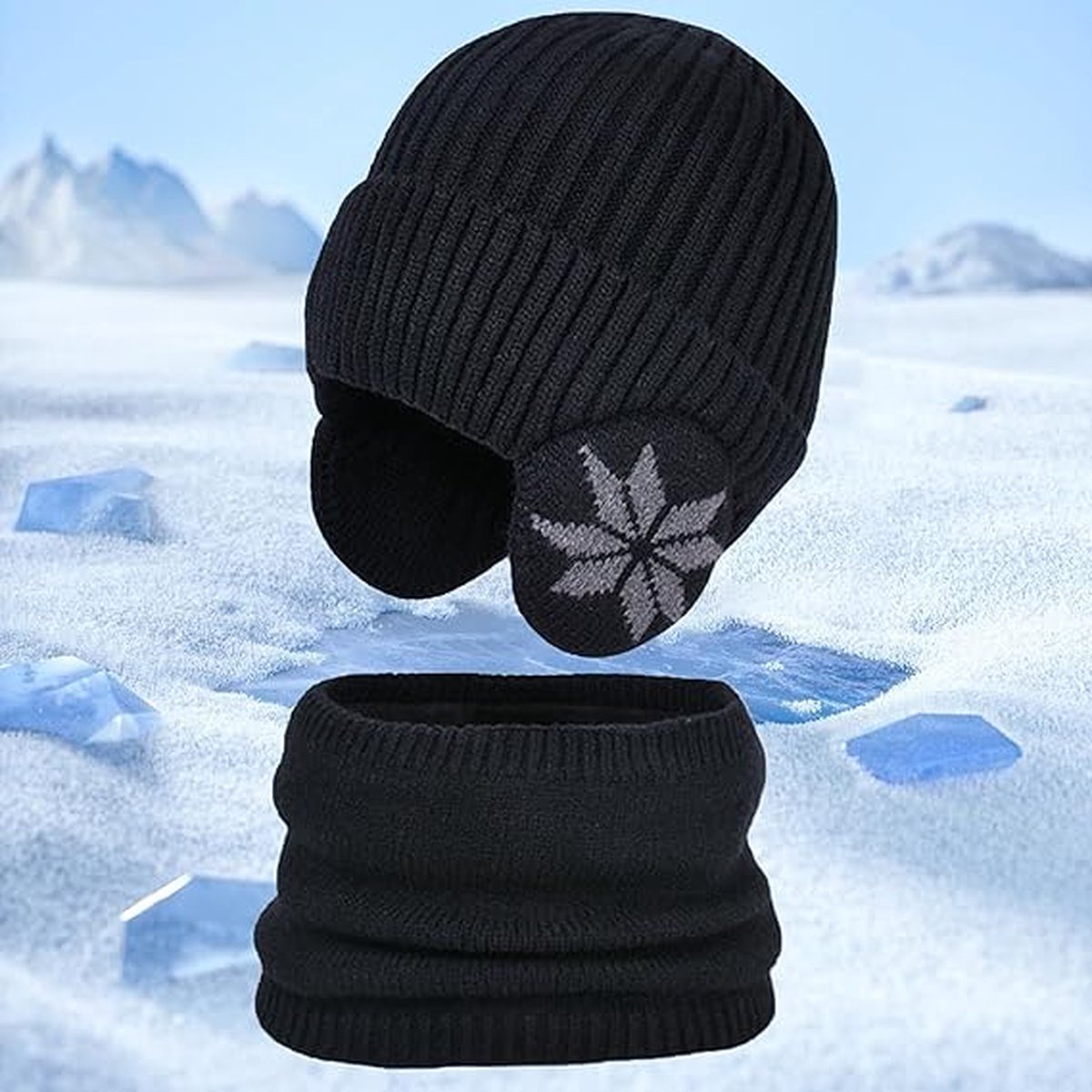 Hat & Scarf - Winter Kids' Hats - Kids' Hat - 2 In 1 Kids' Hat Scarf Set - 4 To 10 Years - Beanie - Boys And Girls - Hat For Children - Kids' Outdoor Hats — image 3
