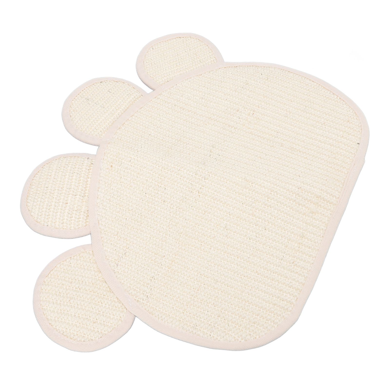 Sisal Cat Scratcher Mat Cute Shape Grinding Claw Protecting Furniture Cat Floor Scratching Pad for Cats Kittens — image 5
