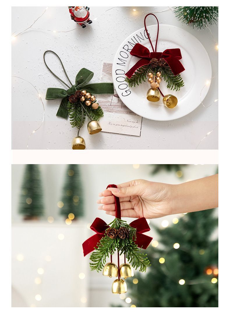 D8 Christmas Wreath Ornament Red 2 Pack — image 6