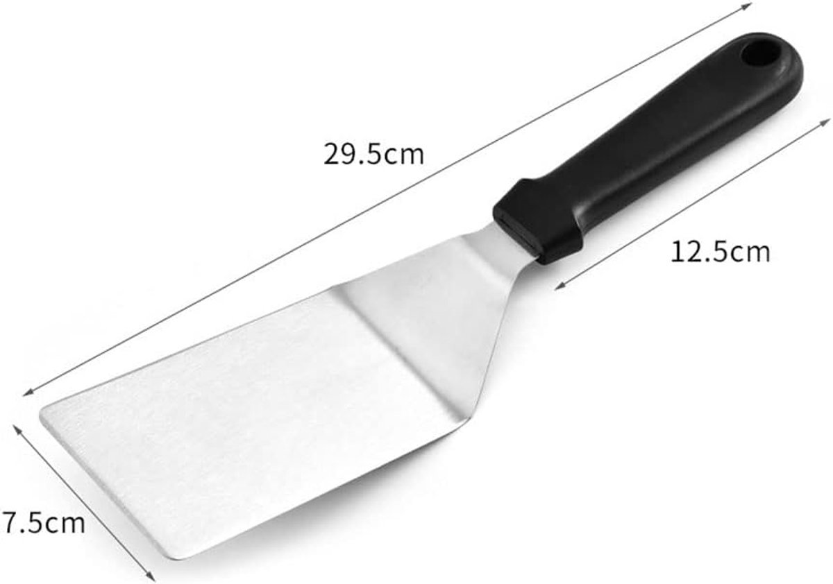 Stainless Steel BBQ Spatula - Barbecue Spatula - BBQ Accessories - Spatula - BBQ Essentials - Steak Spatula - Barbecue Spatula - Kitchen Tools - Barbecue โ image 4
