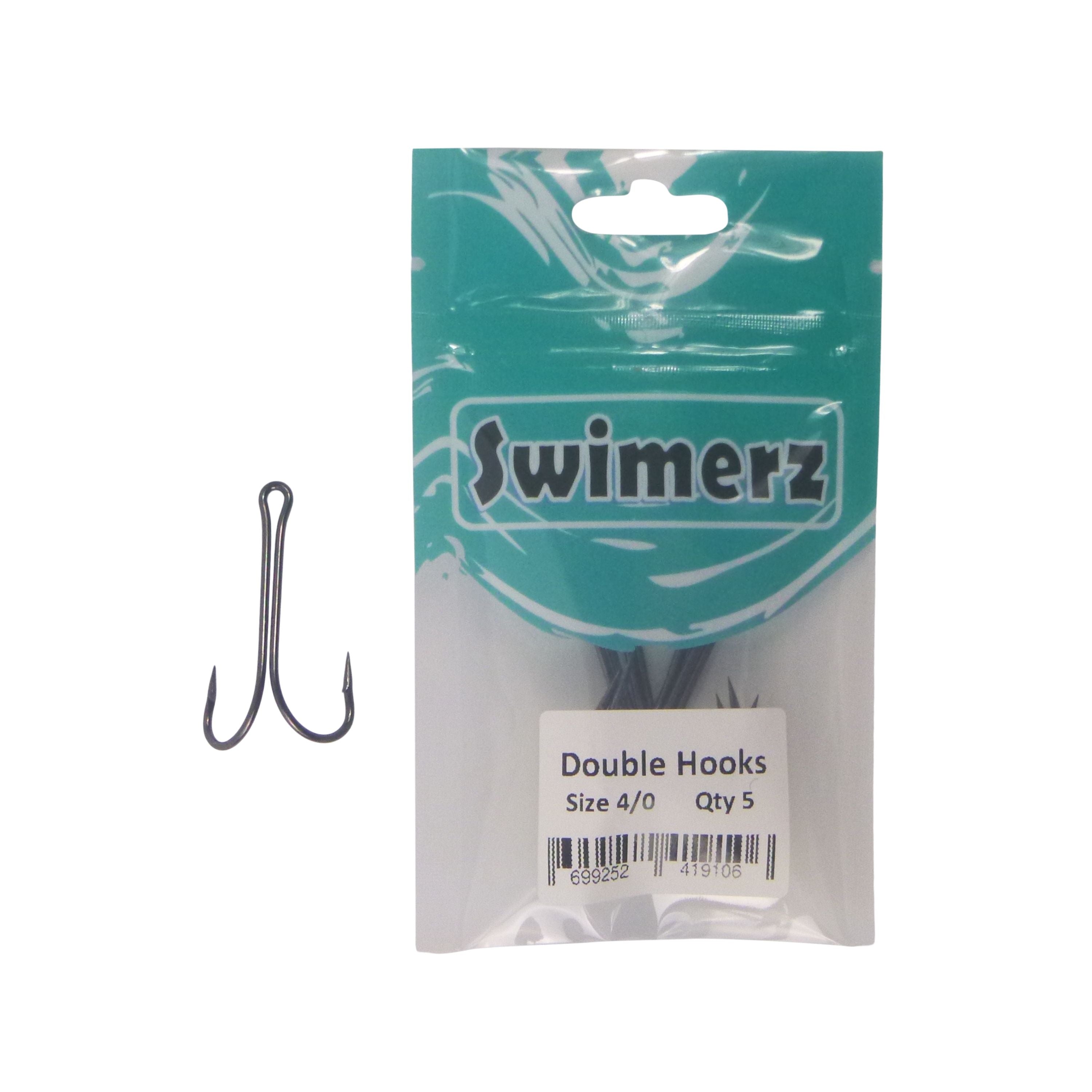 Swimerz Size 4/0 Extra Strong Double Hook 5 Pack โ image 2