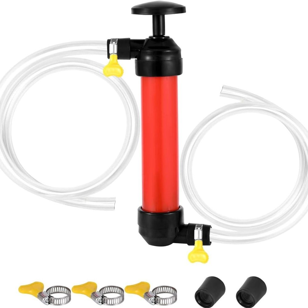 Multi Purpose Liquid Transfer Pump,Manual Pump Siphon, Fish Tank Siphon Pump, Fuel Siphon Pump, Lawn Mower Oil Pump, Rv Antifreeze Pump Kit,for Lawn Mower RV Antifreeze
