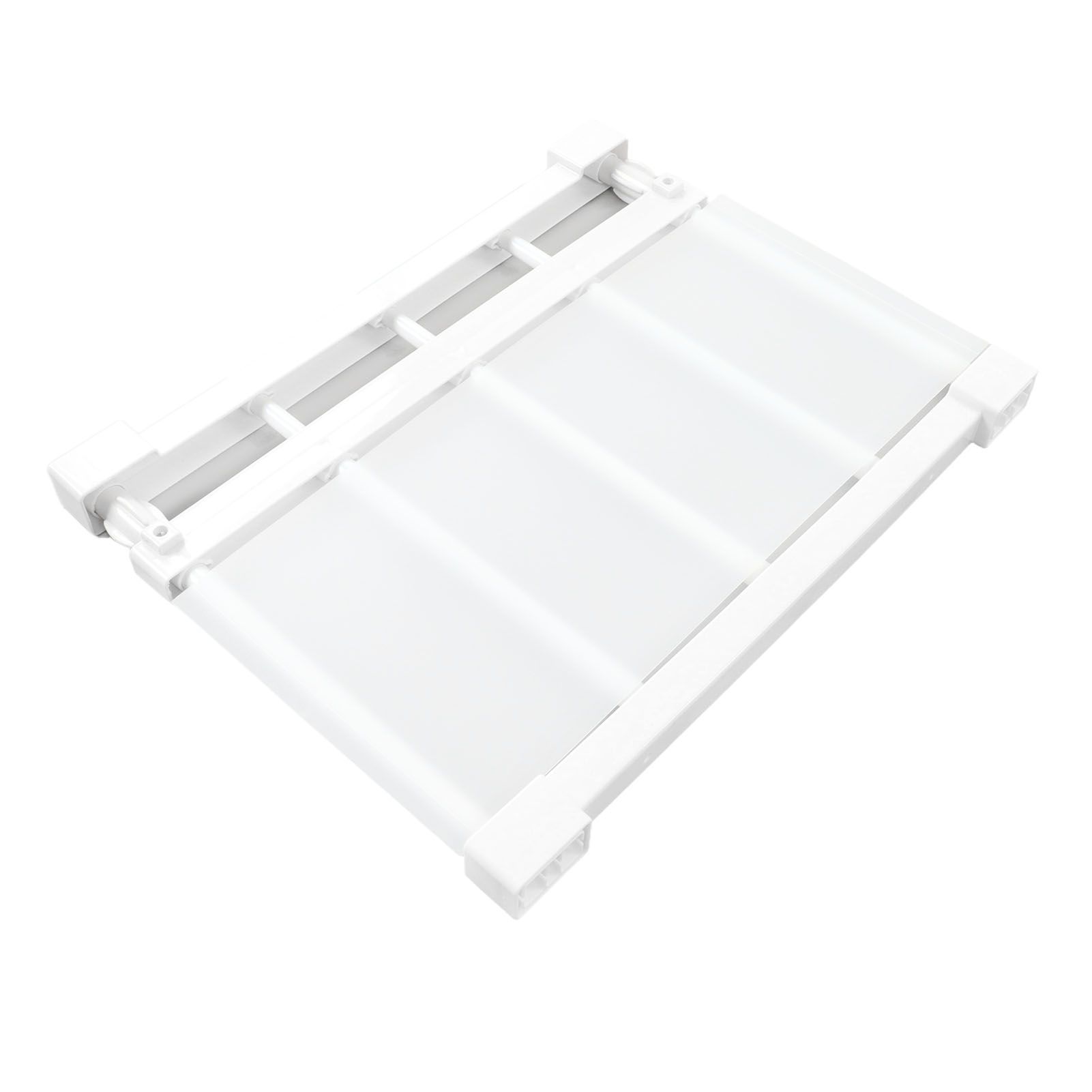 Tension Rod Shelf 14.2 Inch Width Nail Free Expandable Storage Rack for Cabinet Wardrobe 30 to 40cm /11.8 to 15.7in — image 4