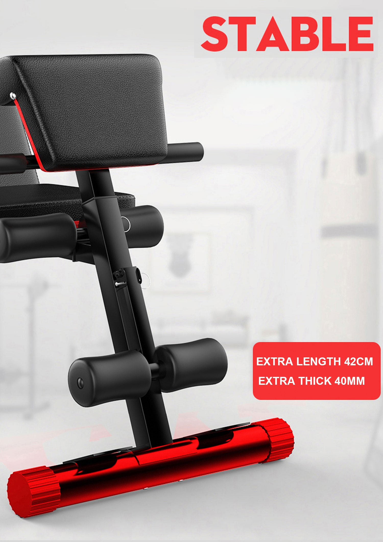 Adjustable FID Ab Abdominal Weight Press Bench Fitness Incline Sit up Gym Flat โ image 4