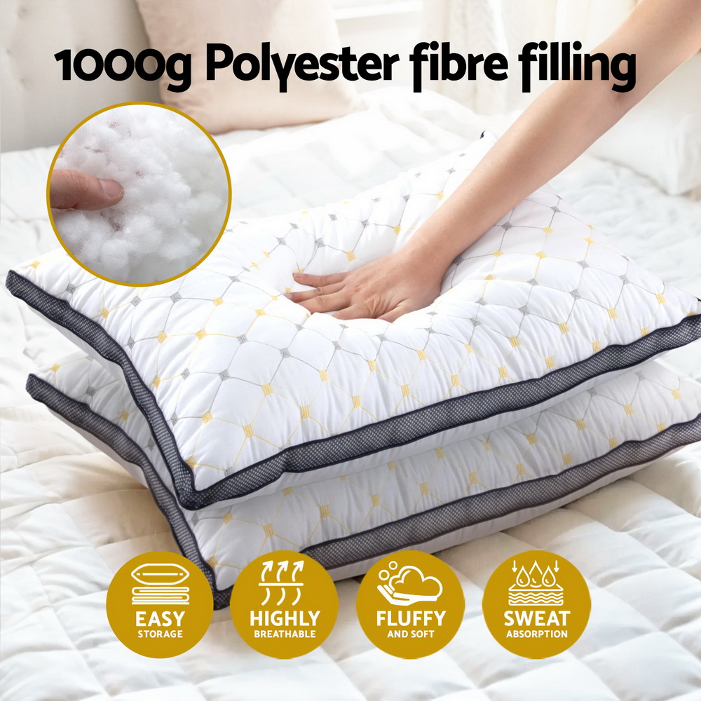Giselle 2pcs Pillows Microfibre — image 4