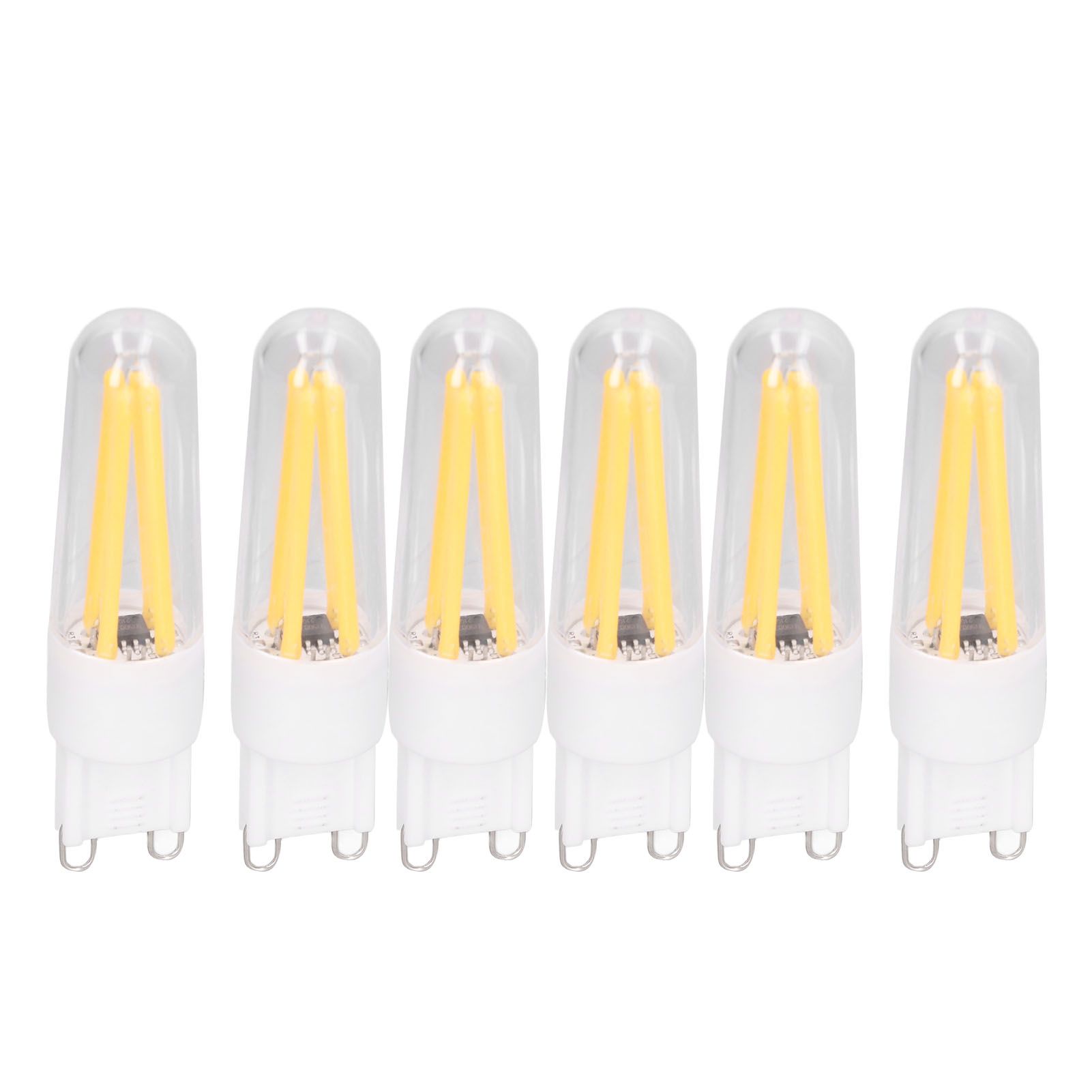 10Pcs G9 LED Bulb 3W 200LM Long Filament Bulbs for Chandelier Ceiling Lamp Table Lamp Warm White 220V โ image 2