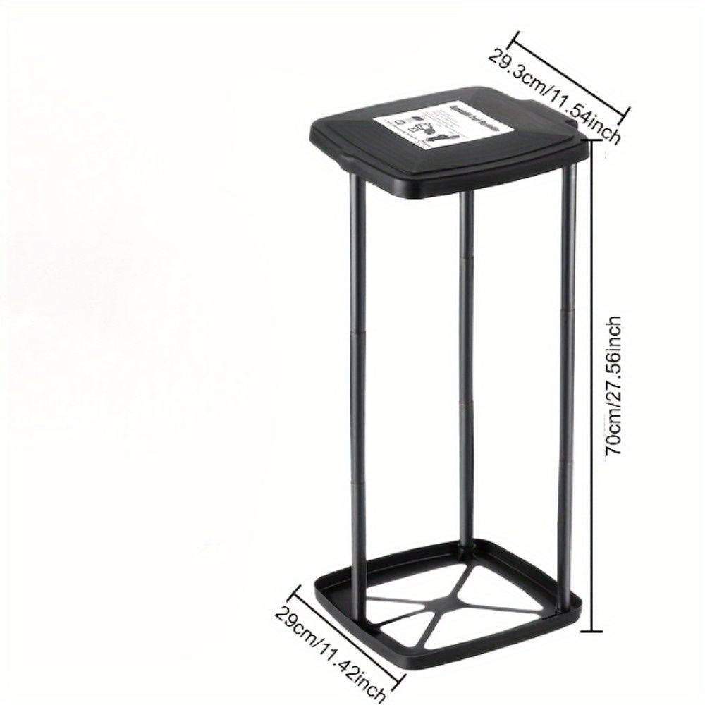 1pc 2025 Foldable Octagonal Trash Bag Holder, Portable Lightweight Trash Can for Camping, RV, Kitchen & Car with Sturdy Legs Outdoor Folding Trash Can Black — image 3