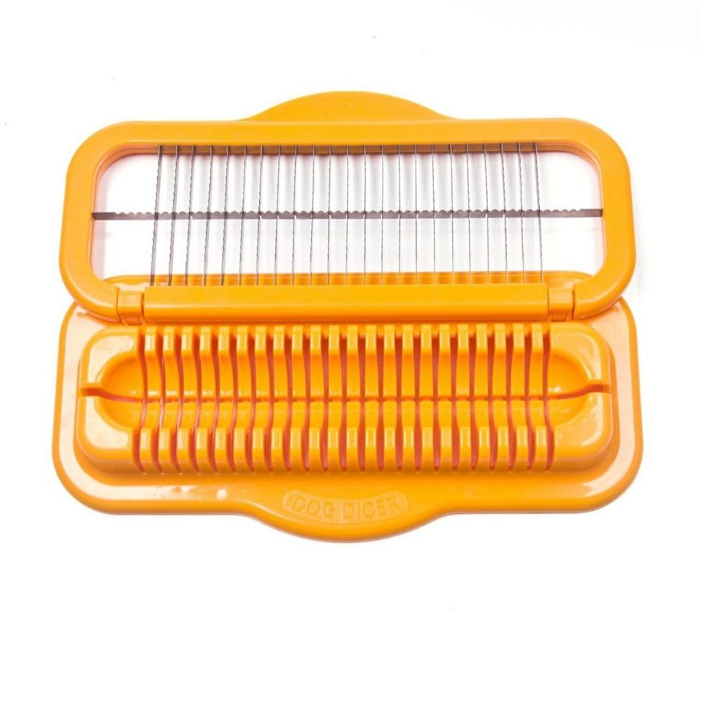 Hot Dog Dicer Hot Dog Cutter Slicer Stainless Steel 1Pc Multifunctional Hot Dog Sausage Cutter Ham Kitchen Tool โ image 2
