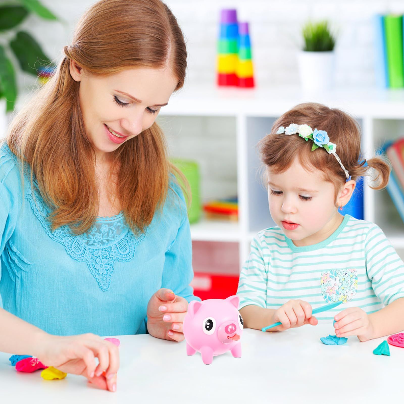 Adorable Screaming Latex Desk Teenagers Toy Play Decompression Animal Toy Pig Children Ball Interesting Kids Games Piggy Adults โ image 4