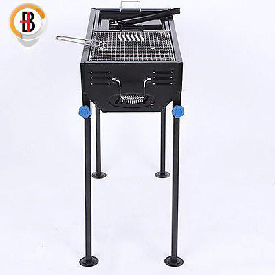 Portable Outdoor Mangal BBQ Grill Charcoal Shish Kebab Shashly Picnic Camping โ image 3