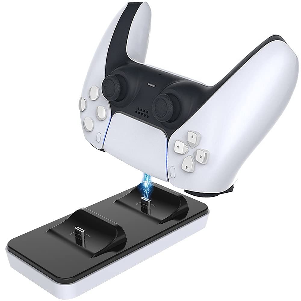 Charging Station for Controller, Dual Charging Dock with Removable Type Controller Charger with Protection — image 4