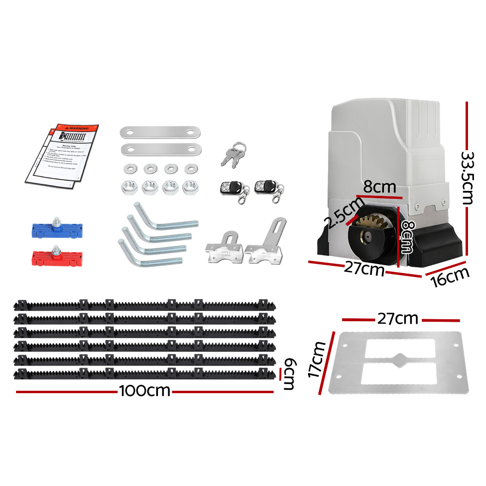 LockMaster Automatic Sliding Gate Opener Kit 6M 1800KG โ image 2