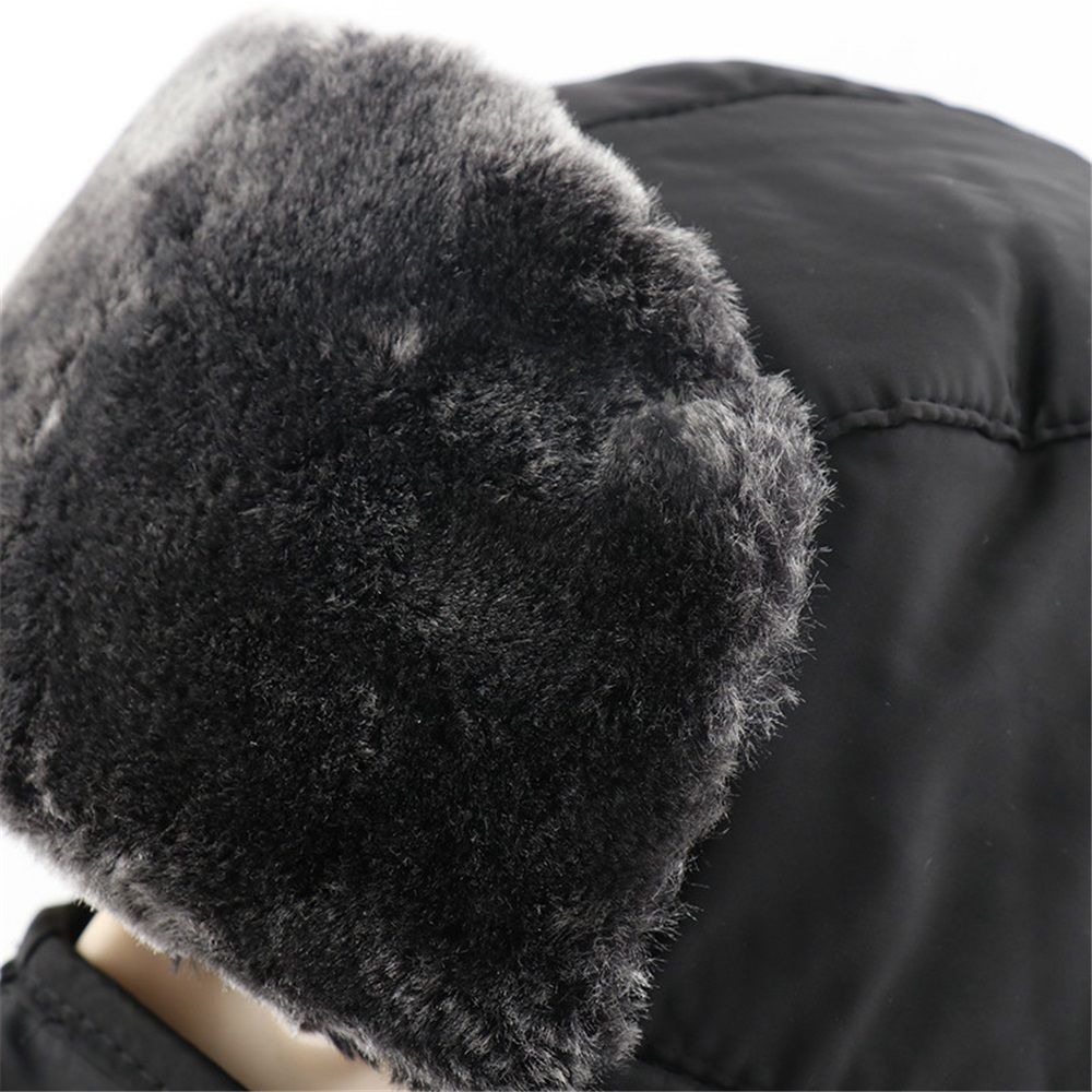 Winter Hats for Women Men Trapper Hat with Ear Flaps Warm Fur Fuzzy Hats for Cold Weather Trapper Hat Ear Flaps — image 3
