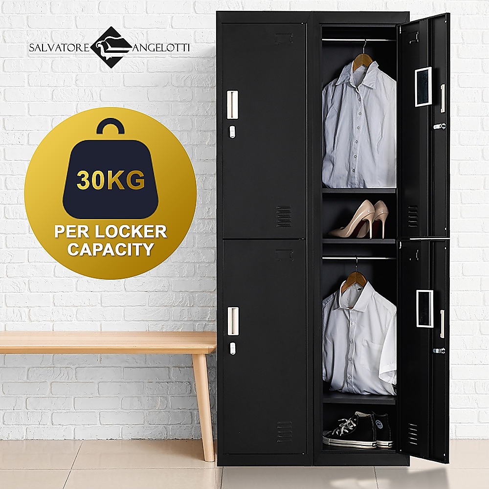 Four-Door Office Gym Shed Storage Locker โ image 6